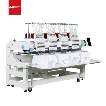 BAI digital high effciency 4 heads computerized embroidery machine for factory